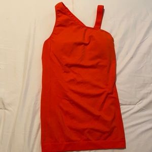 Sweaty Betty orange exercise tank